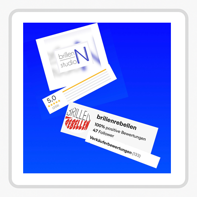 100% positive Bewertungen auf Google und bei Ebay Google-Bewertungen brillenstudio N